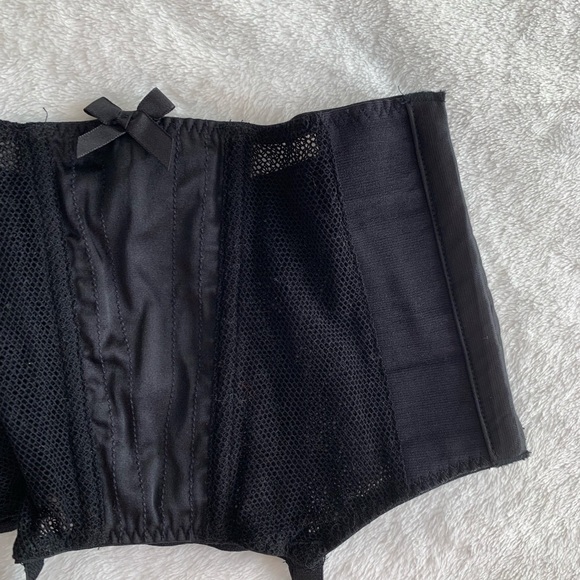 NWOT Fleur du Mal Silk and Mesh Garter Belt - Picture 2 of 6